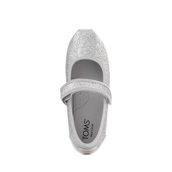 alternate view TOMS Nora Mary Jane Casual Shoe - Little Kid / Big Kid - Silver Iridescent GlimmerALT2
