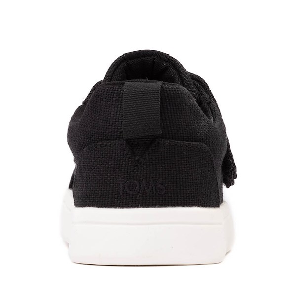 alternate view TOMS Cruz Double Strap Sneaker - Little Kid / Big Kid - BlackALT4