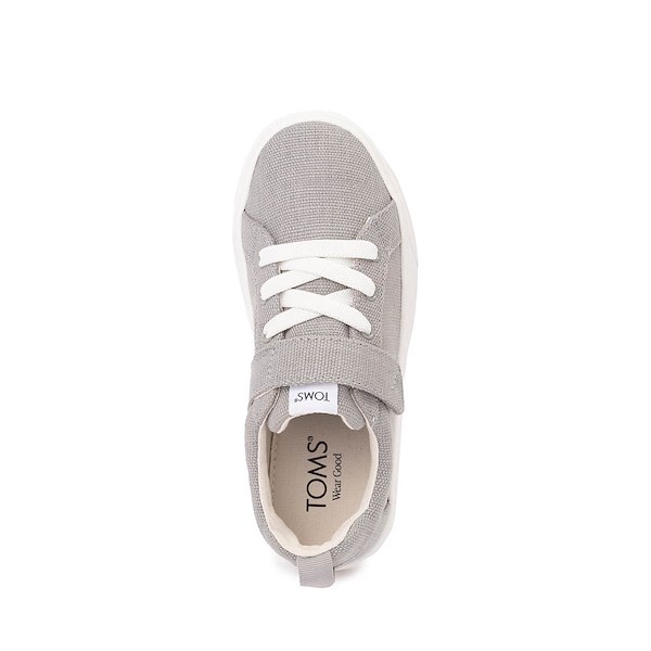 alternate view TOMS Cruz Lace-Up Sneaker - Little Kid / Big Kid - GreyALT2