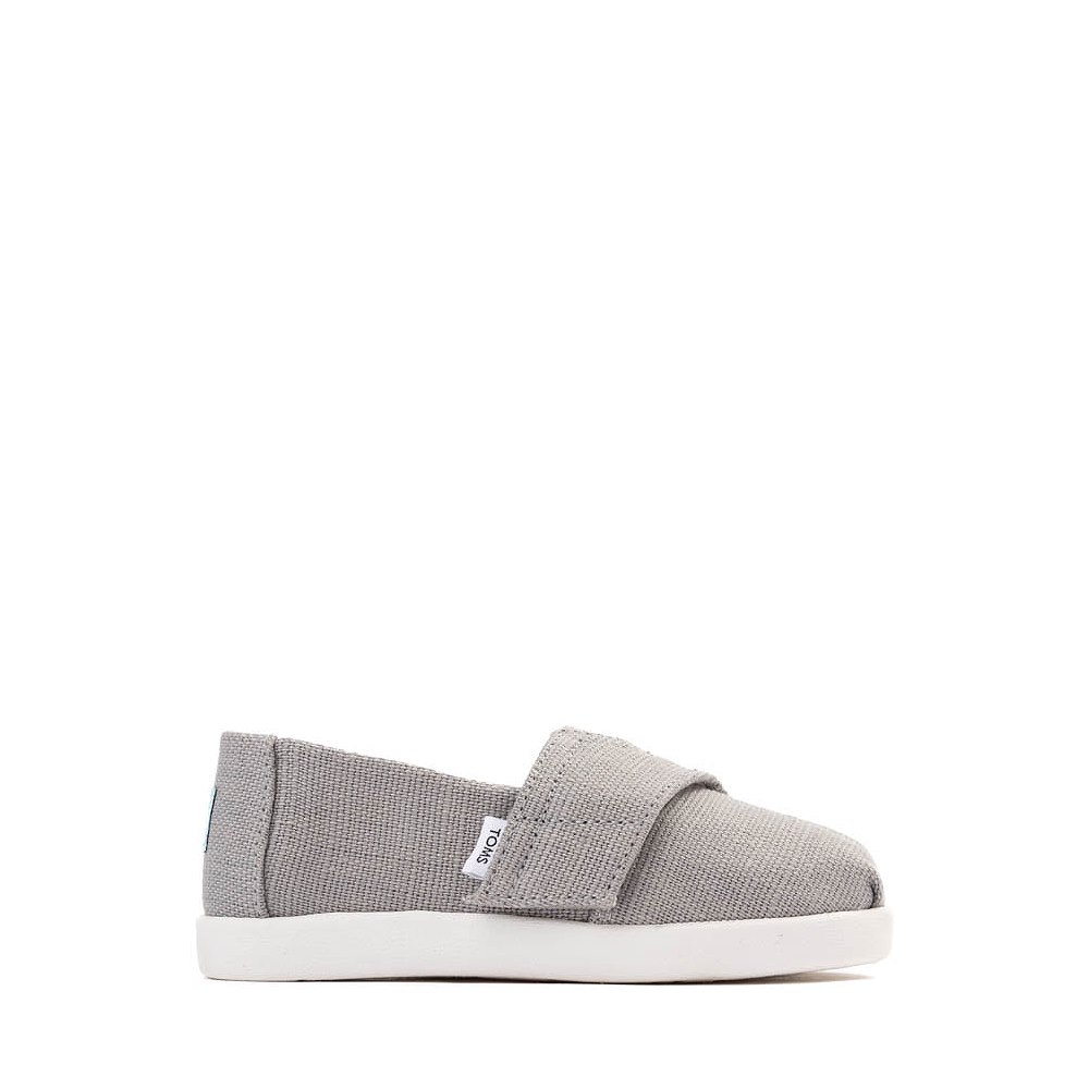 TOMS Alpargata Slip-On Casual Shoe - Baby / Toddler / Little Kid - Drizzle Grey