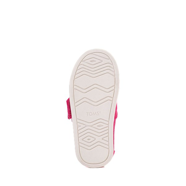 alternate view TOMS Alpargata Slip-On Casual Shoe - Baby / Toddler / Little Kid - FuchsiaALT3