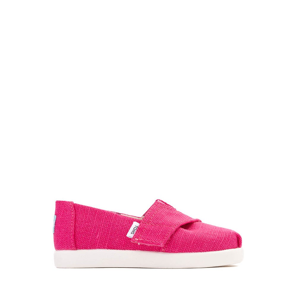 TOMS Alpargata Slip-On Casual Shoe - Baby / Toddler / Little Kid - Fuchsia