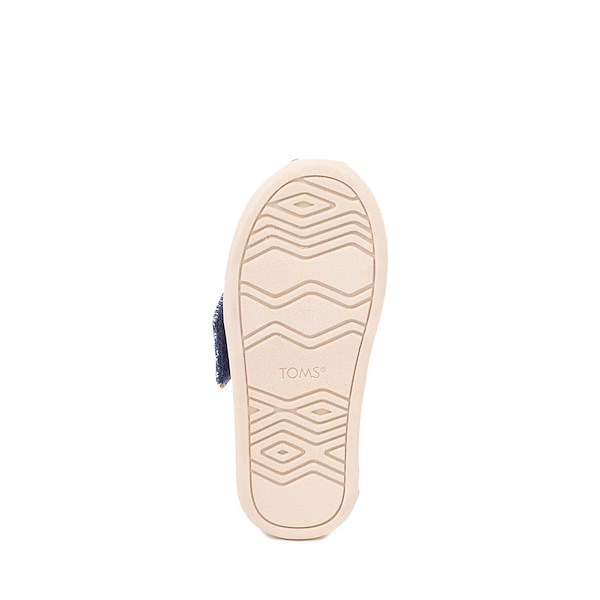 alternate view TOMS Alpargata Slip-On Casual Shoe - Baby / Toddler / Little Kid - Dark Sky / Subtle StripesALT3