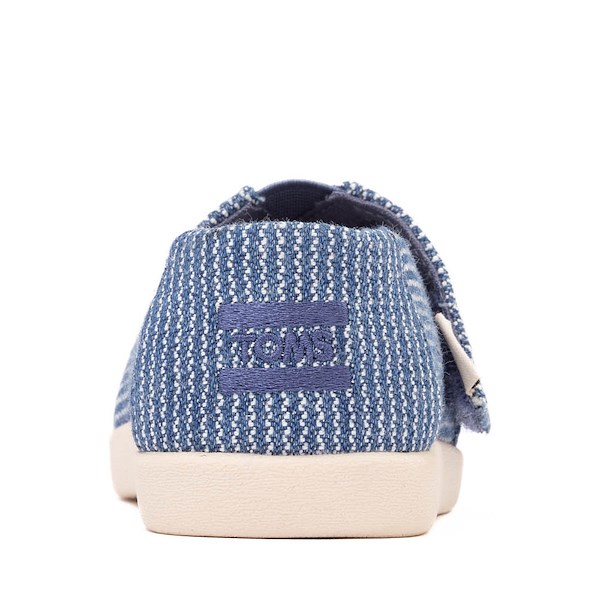 alternate view TOMS Alpargata Slip-On Casual Shoe - Baby / Toddler / Little Kid - Dark Sky / Subtle StripesALT4