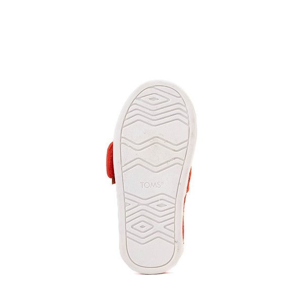 alternate view TOMS Alpargata Crochet Slip-On Casual Shoe - Baby / Toddler / Little Kid - FlameALT3