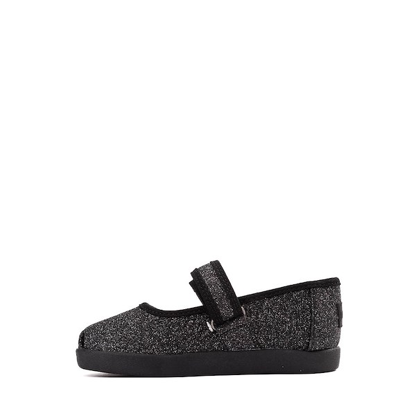 alternate view TOMS Nora Mary Jane Casual Shoe - Baby / Toddler / Little Kid - Black Iridescent GlimmerALT1