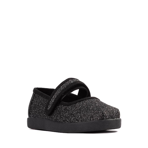 alternate view TOMS Nora Mary Jane Casual Shoe - Baby / Toddler / Little Kid - Black Iridescent GlimmerALT5