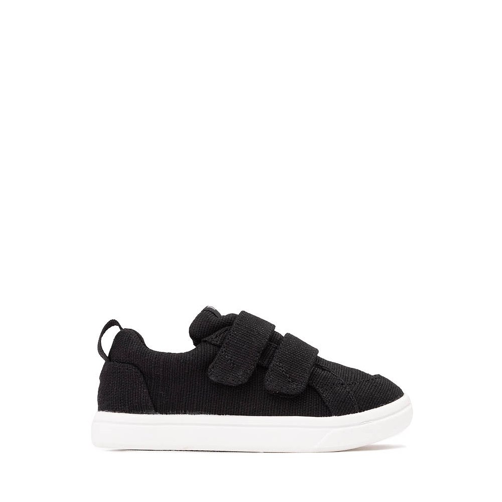 TOMS Cruz Double Strap Sneaker - Baby / Toddler / Little Kid - Black