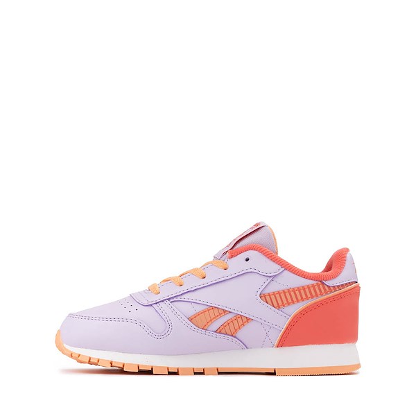 alternate view Reebok Classic Leather Step 'n' Flash Athletic Shoe - Little Kid - Sunset Coral / OrangeALT1A
