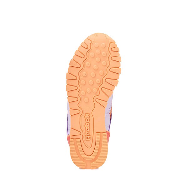 alternate view Reebok Classic Leather Step 'n' Flash Athletic Shoe - Little Kid - Sunset Coral / OrangeALT3