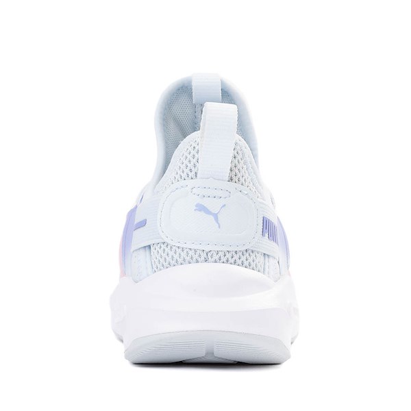 alternate view PUMA Softride Enzo 5 Alternate Closure Athletic Shoe - Little Kid / Big Kid - Icy Blue / WhiteALT4