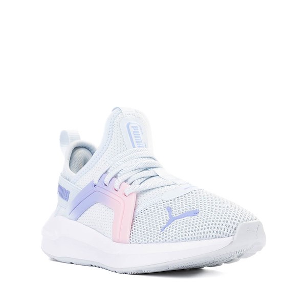alternate view PUMA Softride Enzo 5 Alternate Closure Athletic Shoe - Little Kid / Big Kid - Icy Blue / WhiteALT5