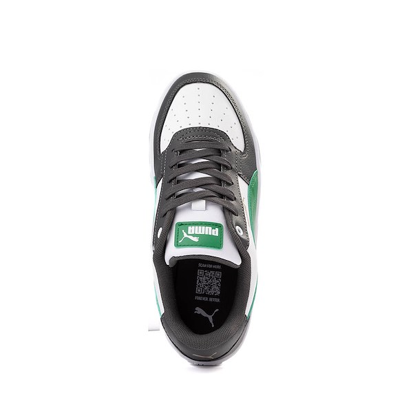 alternate view PUMA Caven 2.0 Athletic Shoe - Big Kid - Shadow Gray / Green / WhiteALT2