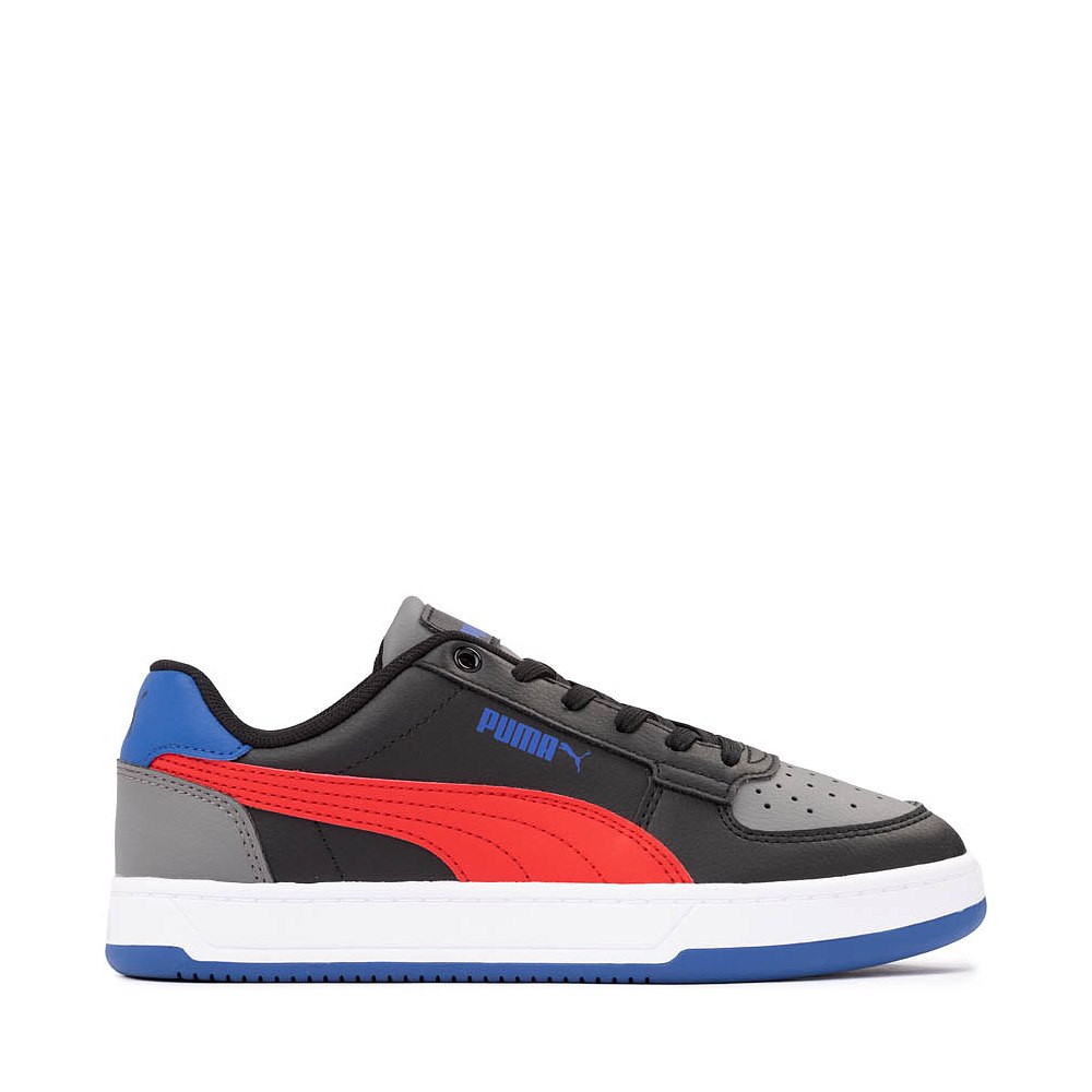 PUMA Caven 2.0 Athletic Shoe - Big Kid - Black / Red / Dark Gray