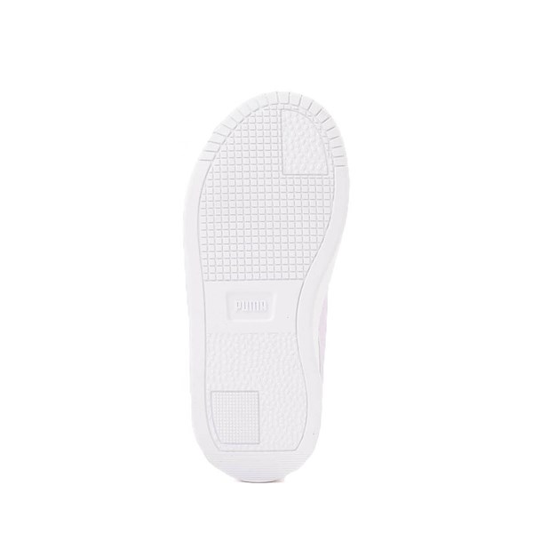 alternate view PUMA Carina Street Lacey Athletic Shoe - Little Kid / Big Kid - White / Lilac / ApricotALT3
