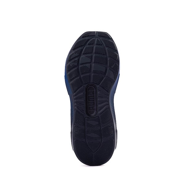 alternate view PUMA Softride Enzo 5 Athletic Shoe - Big Kid - Navy / BlueALT3
