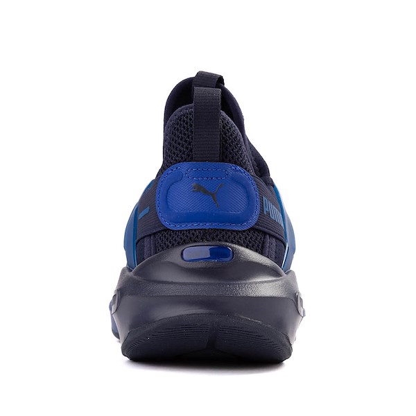 alternate view PUMA Softride Enzo 5 Athletic Shoe - Big Kid - Navy / BlueALT4