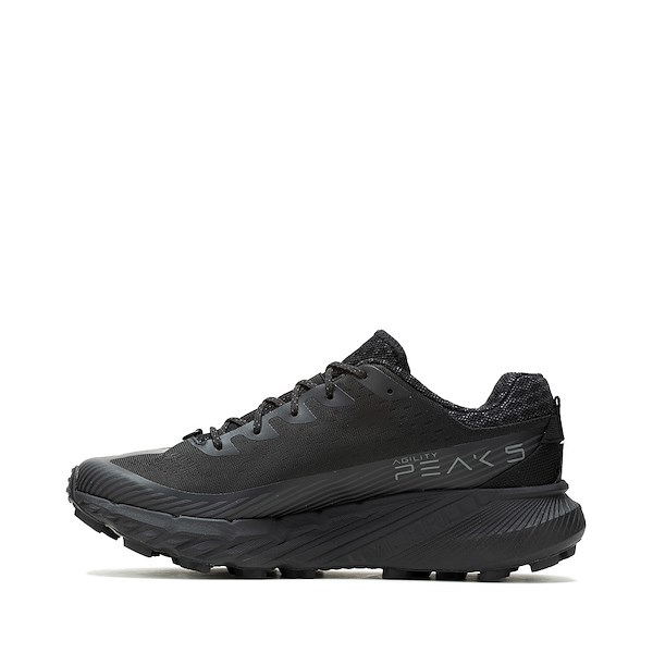 alternate view Mens Merrell Agility Peak 5 Running Shoe - BlackALT1