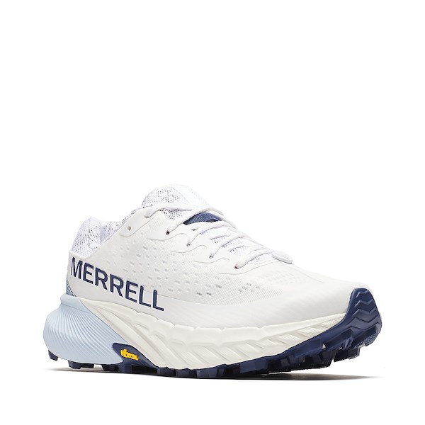 alternate view Womens Merrell Agility Peak 5 Running Shoe - Chalk / IceALT5