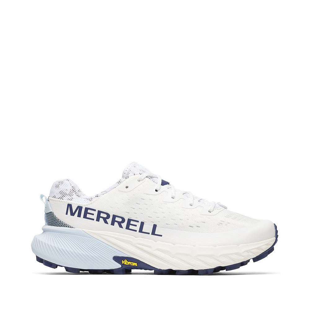 Womens Merrell Agility Peak 5 Running Shoe - Chalk / Ice