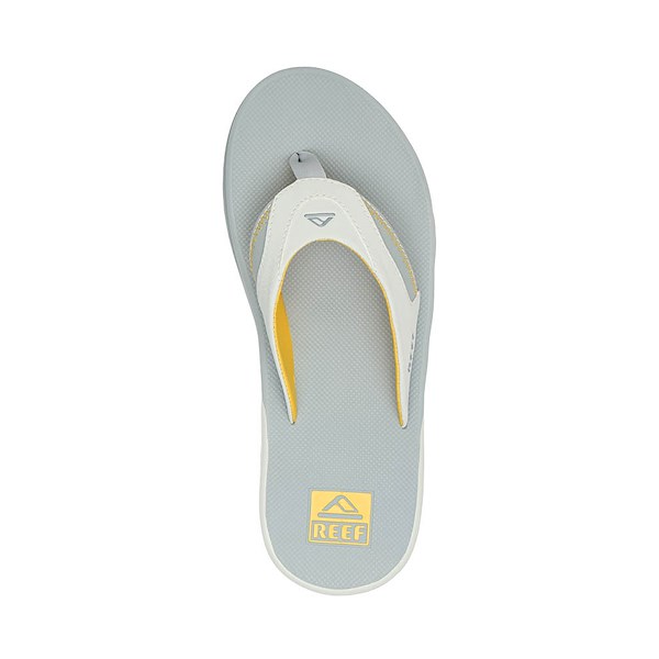 alternate view Mens Reef Fanning Sandal - Yellow / GreyALT2