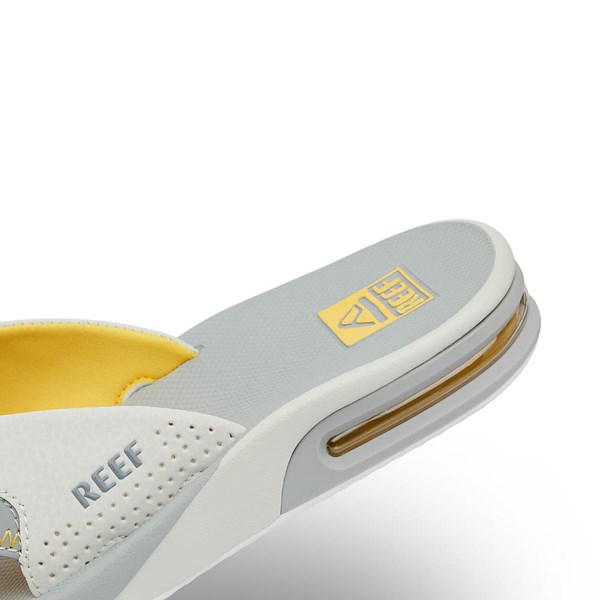 alternate view Mens Reef Fanning Sandal - Yellow / GreyALT4
