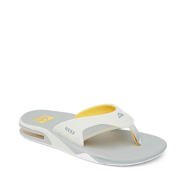 alternate view Mens Reef Fanning Sandal - Yellow / GreyALT5