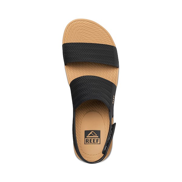 alternate view Womens Reef Water Vista Sandal - Black / TanALT2
