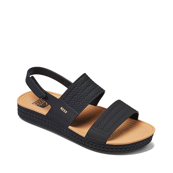 alternate view Womens Reef Water Vista Sandal - Black / TanALT5