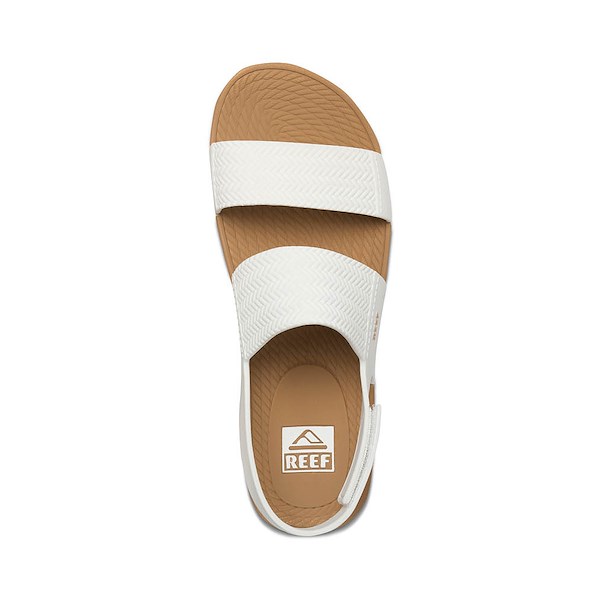 alternate view Womens Reef Water Vista Sandal - White / TanALT2
