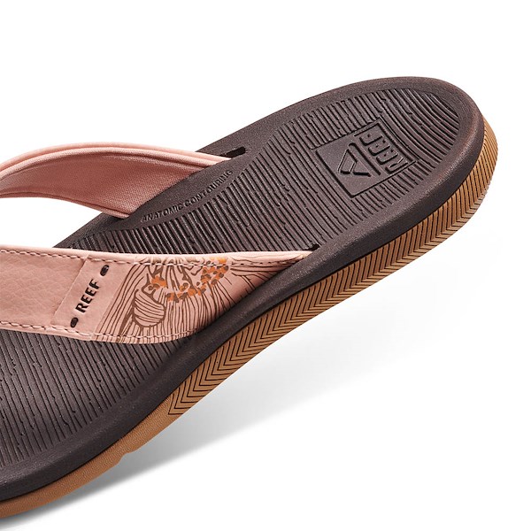 alternate view Womens Reef Santa Ana Sandal - Peach ParfaitALT4