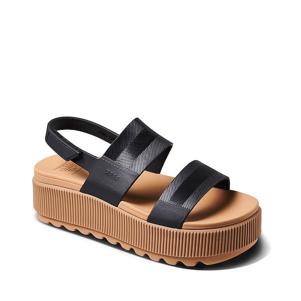 alternate view Womens Reef Water Vista Higher Sandal - Black / TanALT5