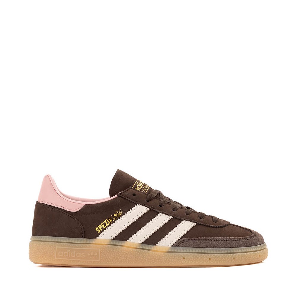 Womens adidas Handball Spezial Athletic Shoe - Dark Brown / Alumina / Wonder Mauve