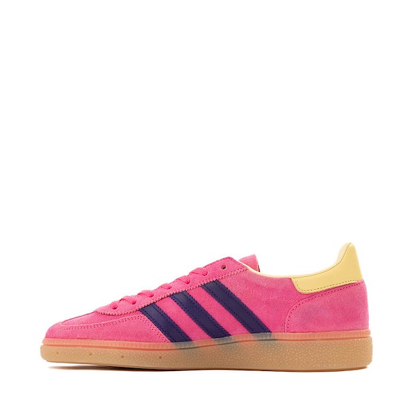 alternate view Womens adidas Handball Spezial Athletic Shoe - Lucid Pink / Collegiate Purple / Almost YellowALT1