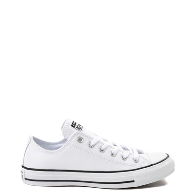 white leather converse