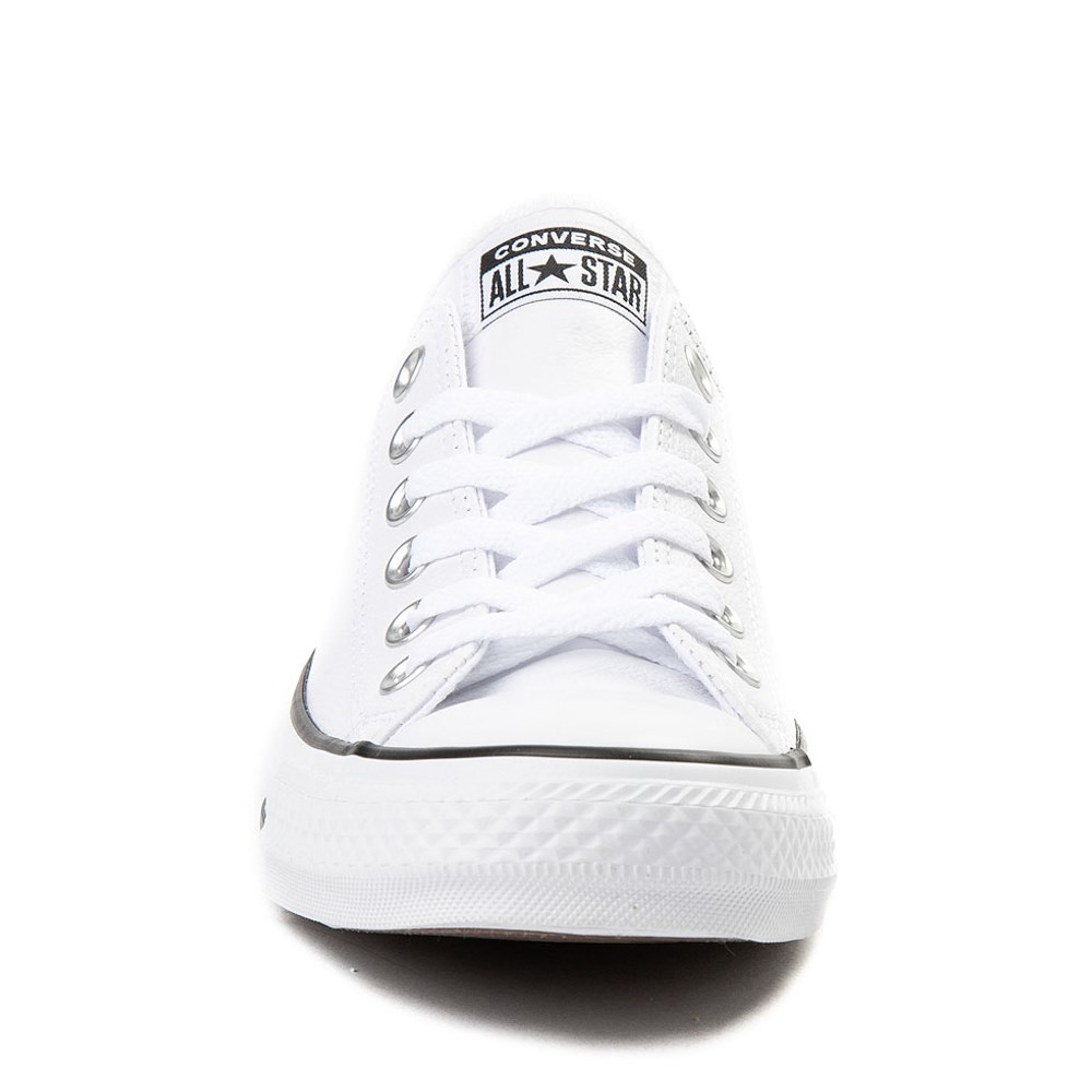 white leather converse 8