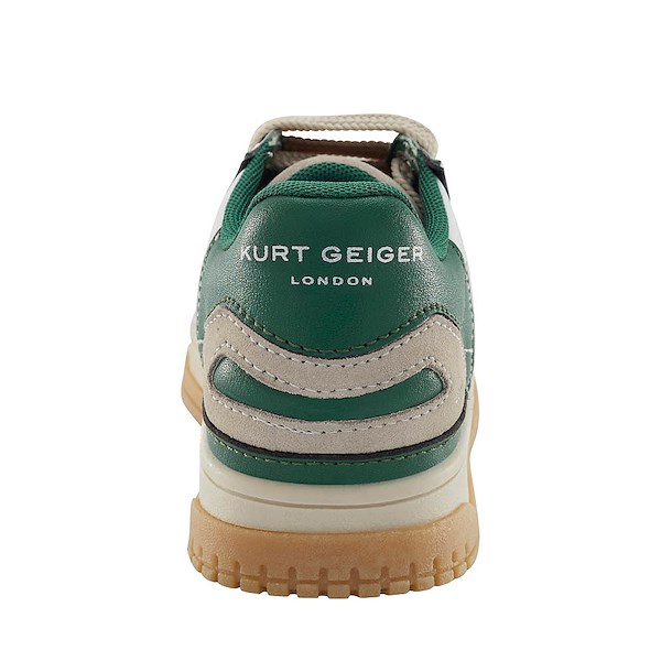 alternate view Kurt Geiger Mini Southbank Sneaker - Little Kid / Big Kid - Off White / GreenALT4