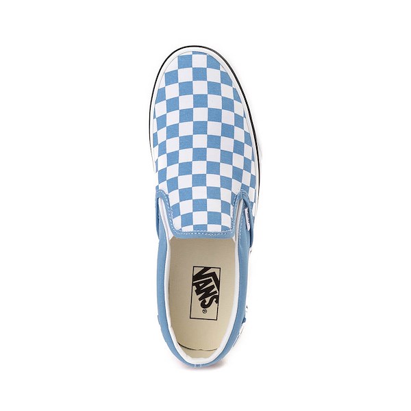 alternate view Vans Slip-On Checkerboard Skate Shoe - Heritage Blue / WhiteALT2