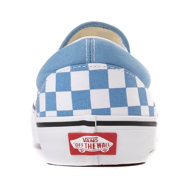 alternate view Vans Slip-On Checkerboard Skate Shoe - Heritage Blue / WhiteALT4