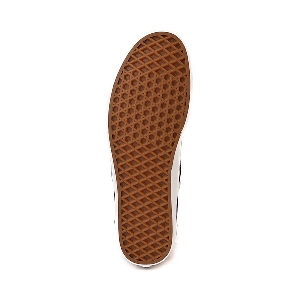 alternate view Vans Slip-On Checkerboard Skate Shoe - Black / Loden GreenALT3