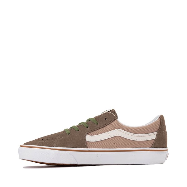 alternate view Vans Sk8-Low Twill Skate Shoe - WalnutALT1