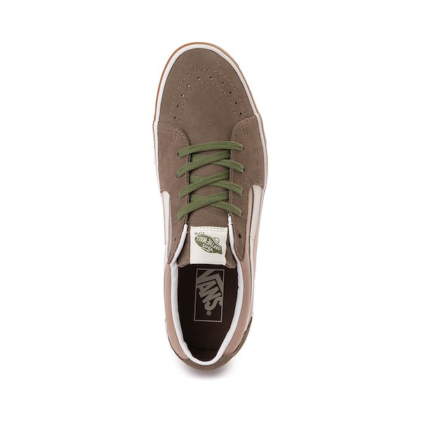 alternate view Vans Sk8-Low Twill Skate Shoe - WalnutALT2