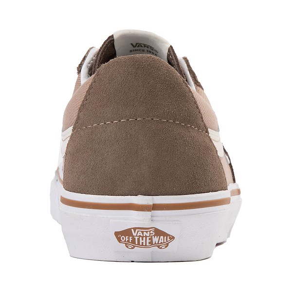 alternate view Vans Sk8-Low Twill Skate Shoe - WalnutALT4