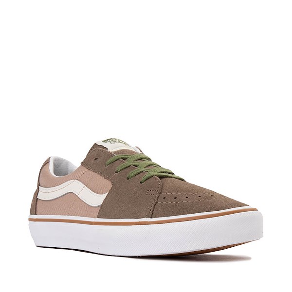 alternate view Vans Sk8-Low Twill Skate Shoe - WalnutALT5