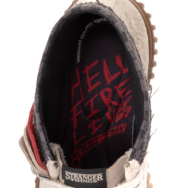 alternate view Mens Clarks x Stranger Things Torhill Hi Chukka Boot - Off WhiteALT2B