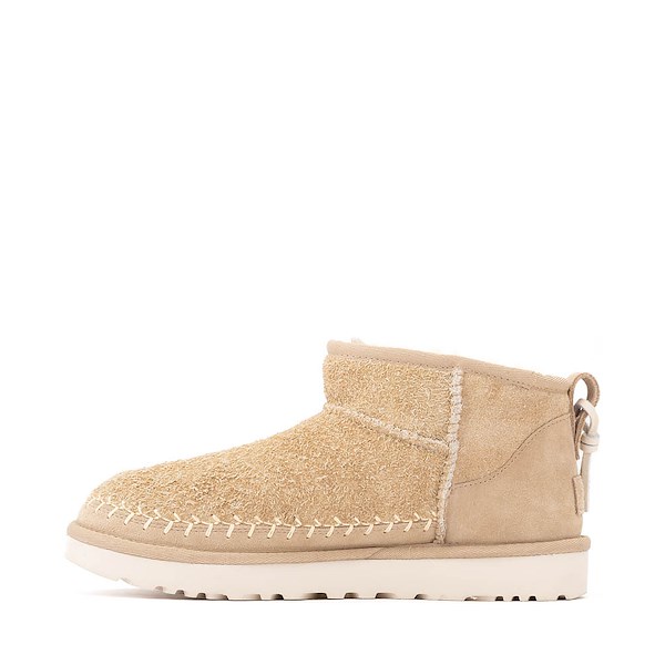 alternate view Womens UGG® Classic Ultra Mini Biarritz Boot - Mustard SeedALT1