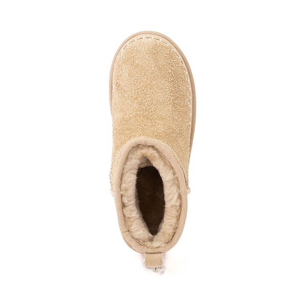 alternate view Womens UGG® Classic Ultra Mini Biarritz Boot - Mustard SeedALT2
