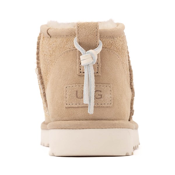 alternate view Womens UGG® Classic Ultra Mini Biarritz Boot - Mustard SeedALT4