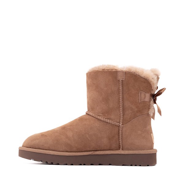 alternate view Womens UGG® Mini Bailey Bow II Boot - Rocky OakALT1