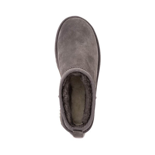 alternate view Womens UGG® Classic Ultra Mini Platform Boot - Dark GreyALT2